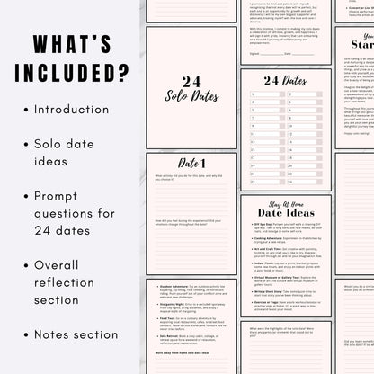 PLR Solo Dates Journal